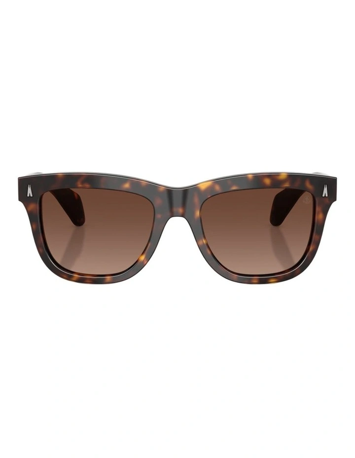 Moncler Bronzz Acetate Polarised Sunglasses in Tortoise image 2