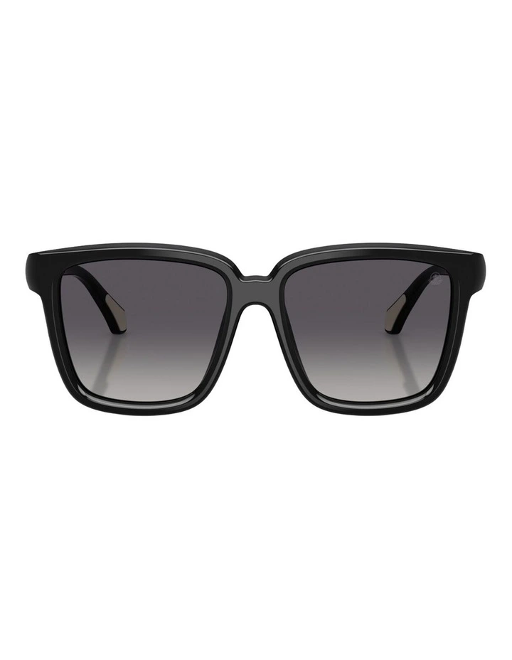 Moncler Clasico Acetate Polarised Sunglasses in Black image 1