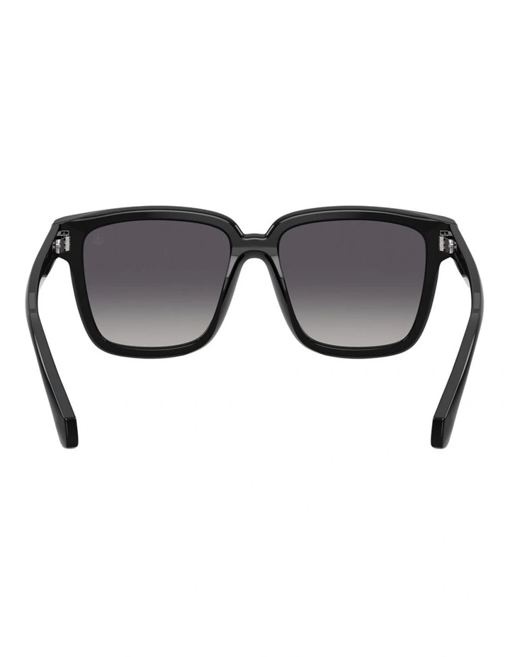 Moncler Clasico Acetate Polarised Sunglasses in Black image 2