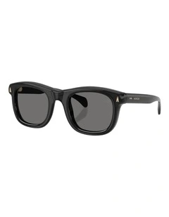 Moncler Noirr Acetate Polarised Sunglasses in Grey
