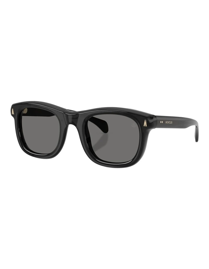 Moncler Noirr Acetate Polarised Sunglasses in Grey image 1