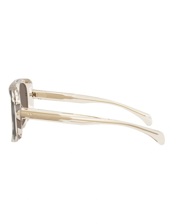 Moncler Auron Acetate Sunglasses in White image 3