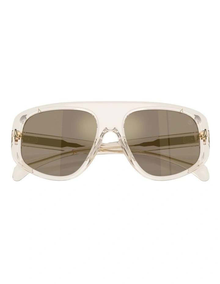 Moncler Auron Acetate Sunglasses in White image 4