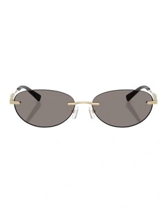Michael Kors Manchester Metal Sunglasses in Gold