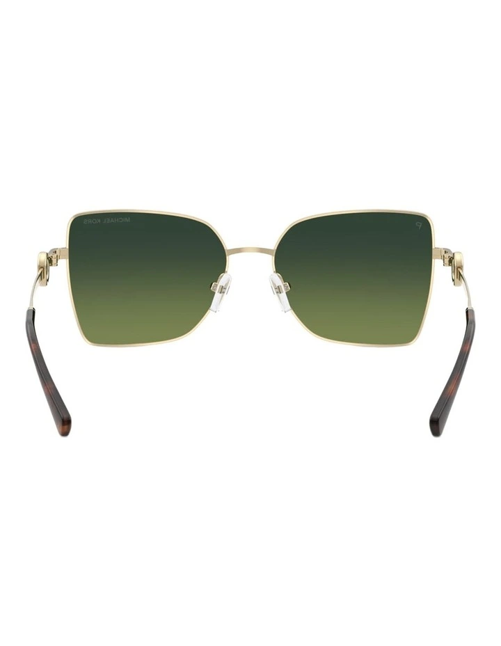 Michael Kors Patra Metal Polarised Sunglasses in Gold image 3