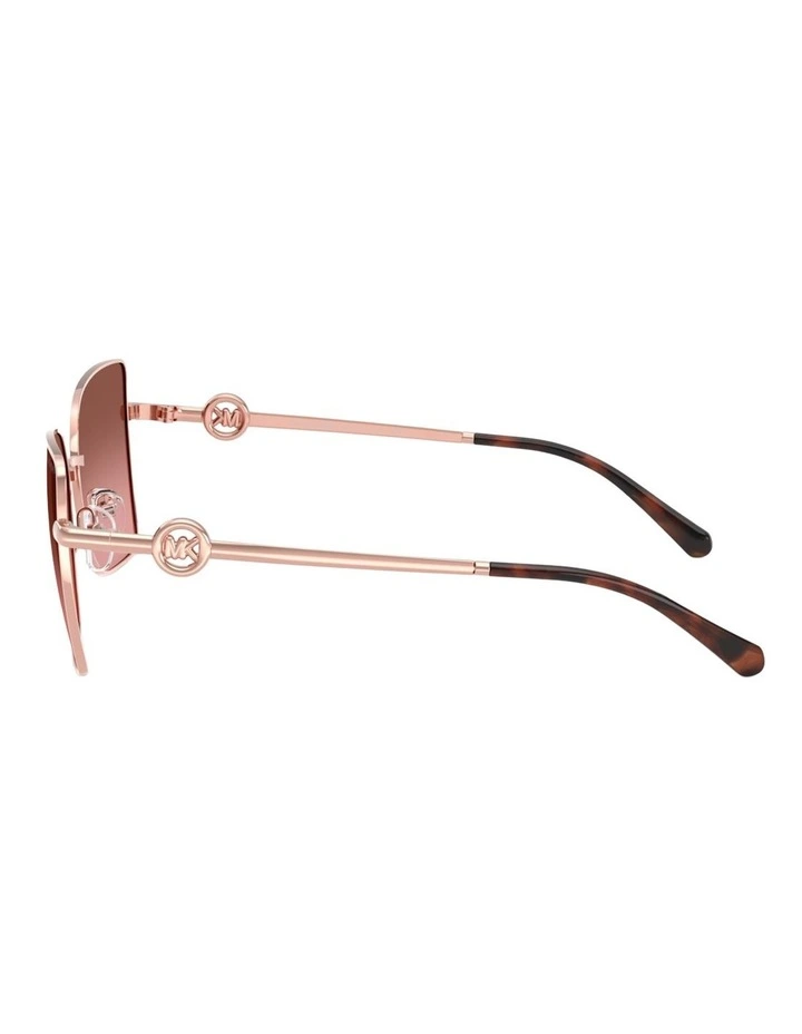 Michael Kors Patra Metal Sunglasses in Pink image 2