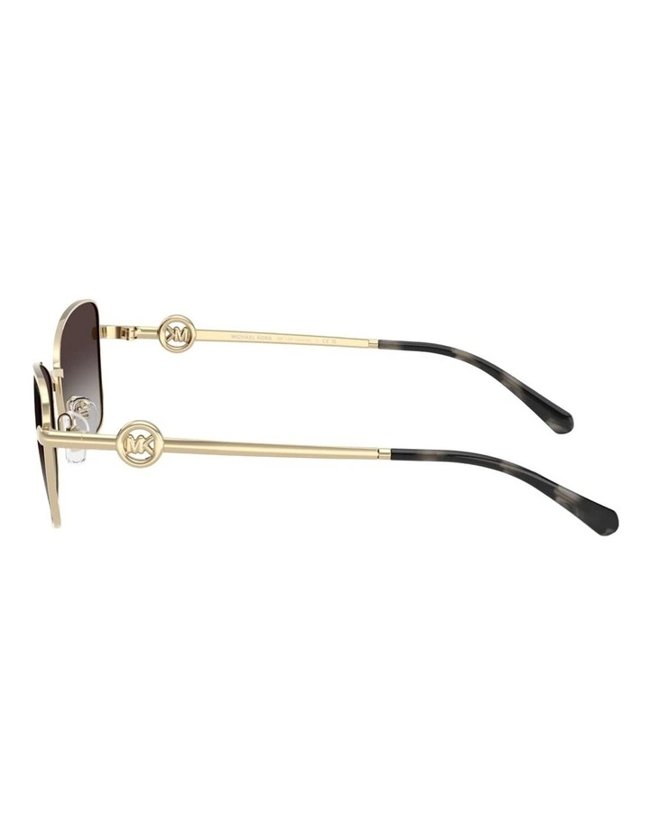 Michael Kors Andros Metal Sunglasses in Gold image 2