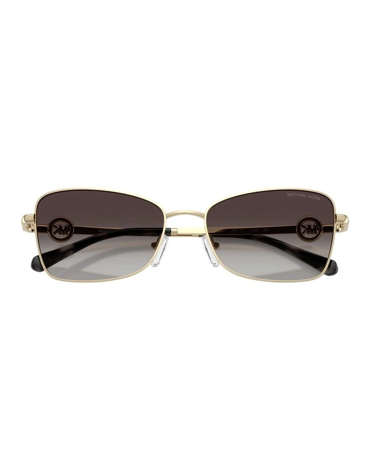 Michael Kors Andros Metal Sunglasses in Gold image 3