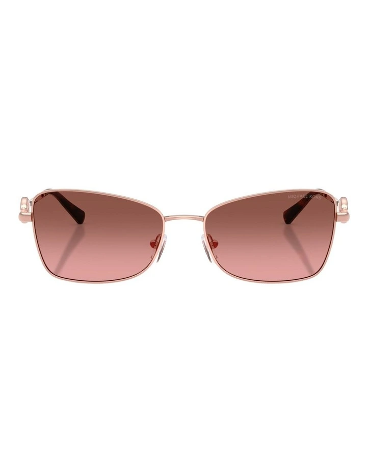 Michael Kors Andros Metal Sunglasses in Pink image 1
