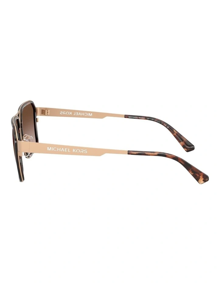 Michael Kors Oxford Metal Sunglasses in Copper image 2