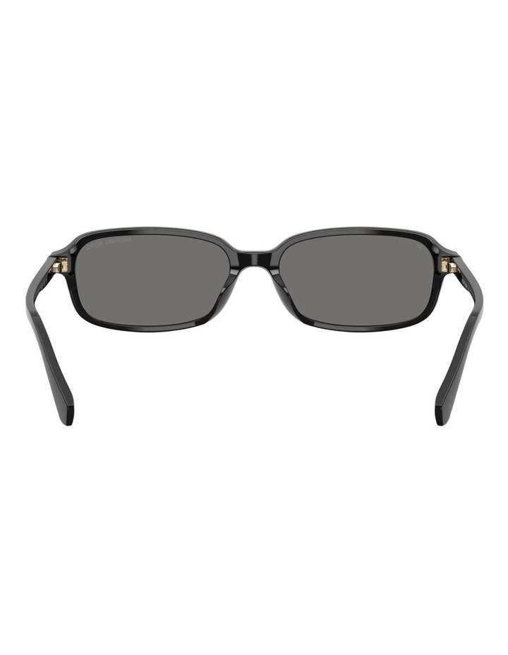 Michael Kors Agra Acetate Polarised Sunglasses in Black image 2