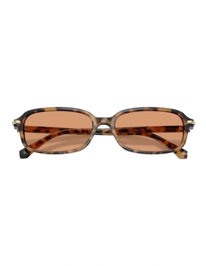 Michael Kors Agra Acetate Sunglasses in Tortoise image 4