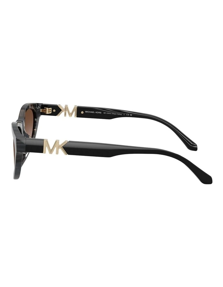 Michael Kors Napa Valley Acetate Sunglasses in Black image 3