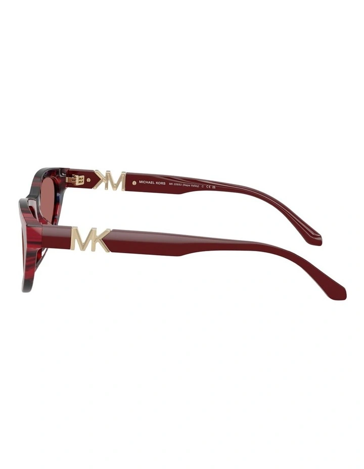 Michael Kors Napa Valley Acetate Sunglasses in Red image 2