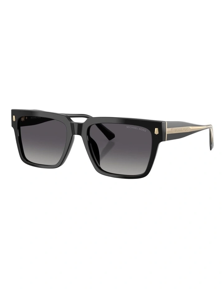 Michael Kors Dubrovnik Acetate Polarised Sunglasses in Black image 1