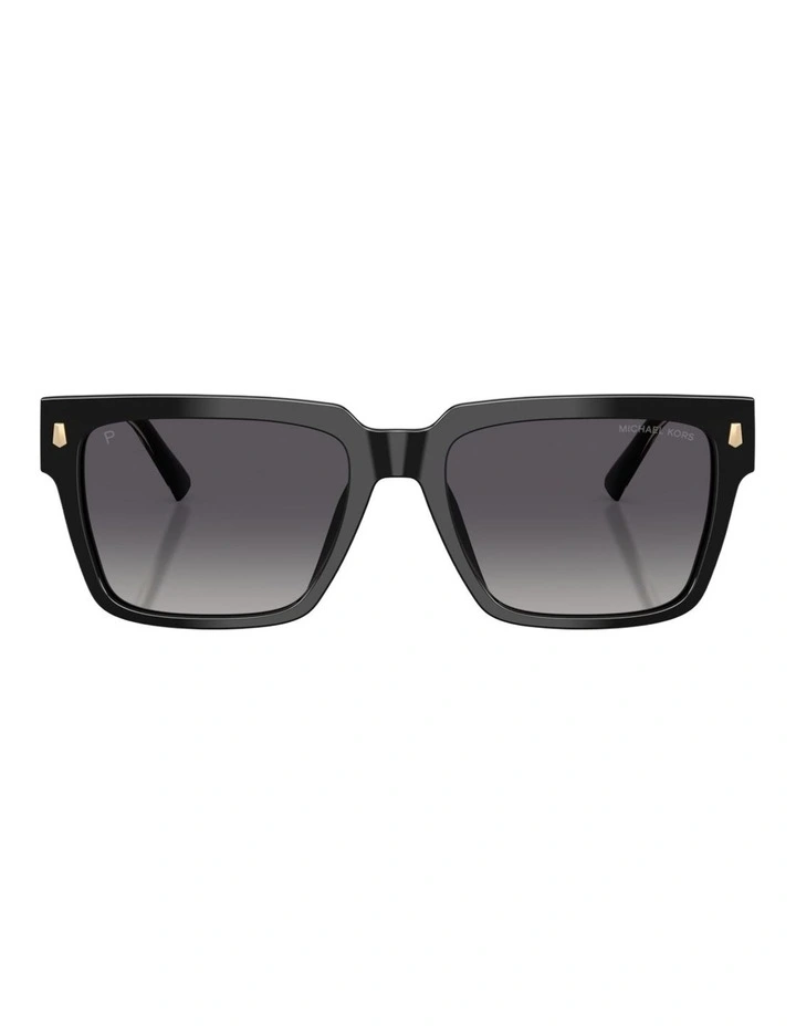 Michael Kors Dubrovnik Acetate Polarised Sunglasses in Black image 2