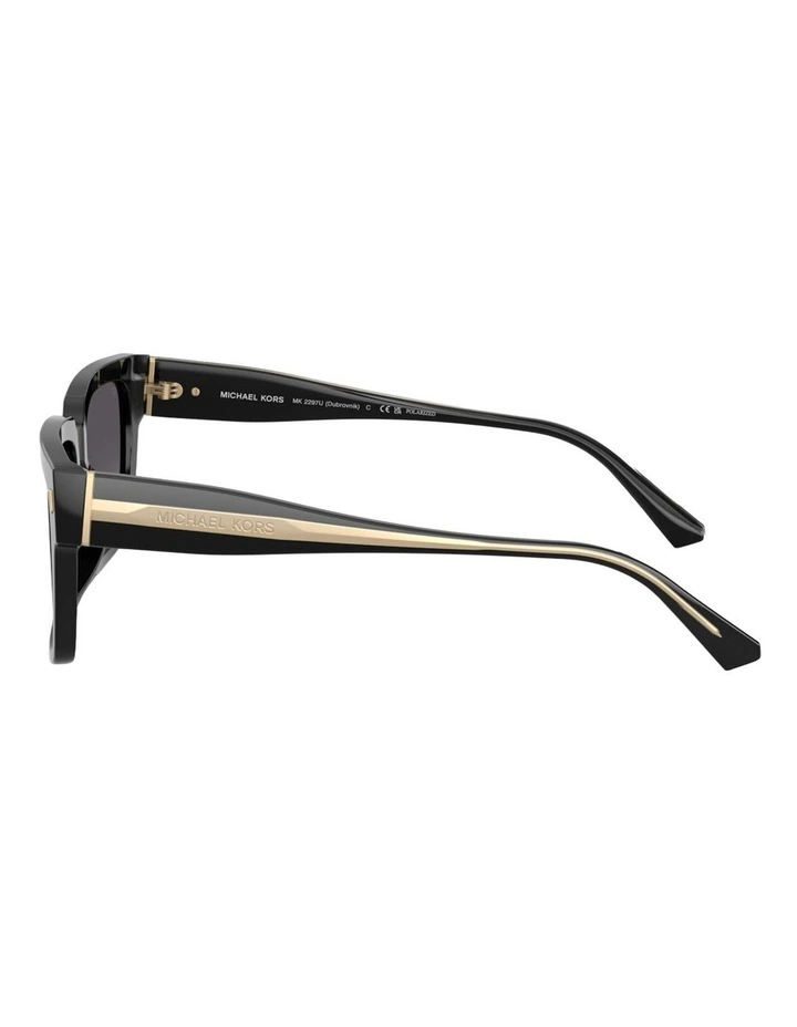 Michael Kors Dubrovnik Acetate Polarised Sunglasses in Black image 3