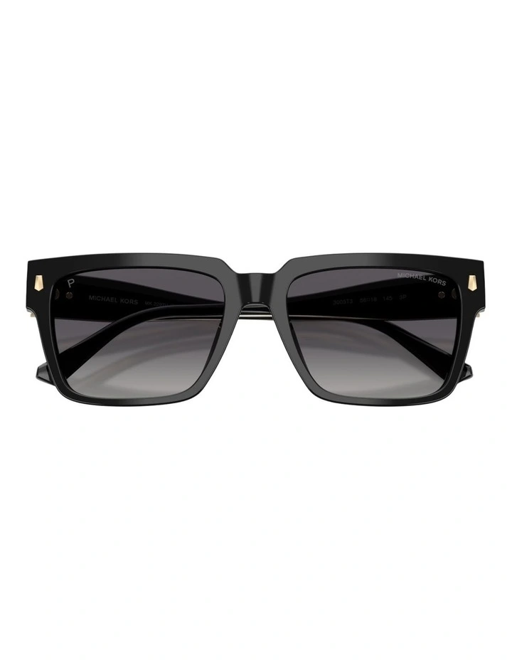 Michael Kors Dubrovnik Acetate Polarised Sunglasses in Black image 4
