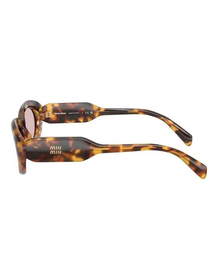 Miu Miu Acetate Sunglasses in Tortoise image 2