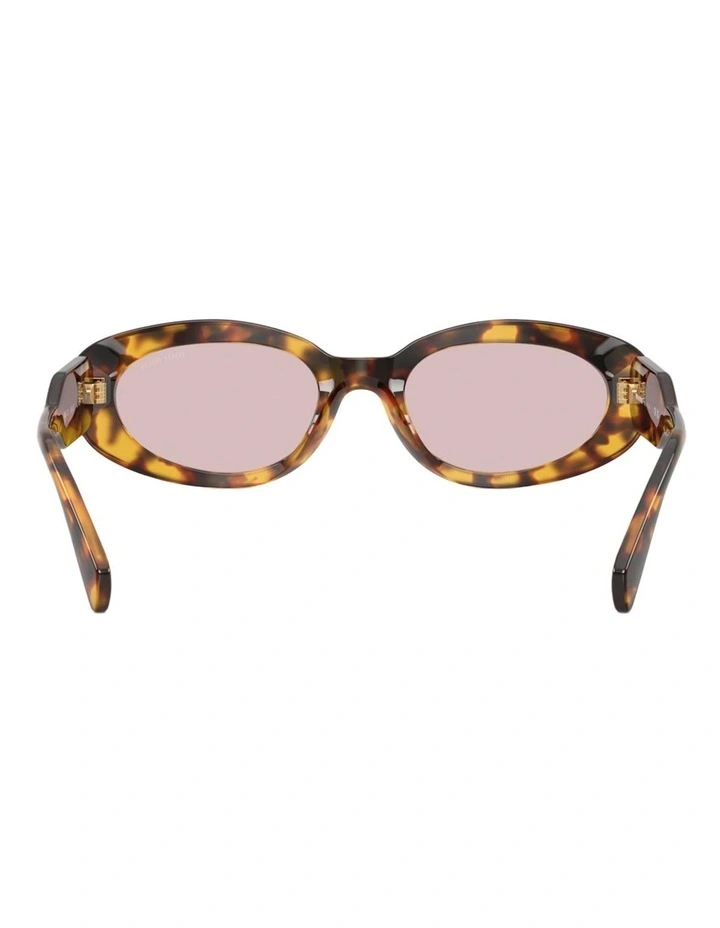 Miu Miu Acetate Sunglasses in Tortoise image 3