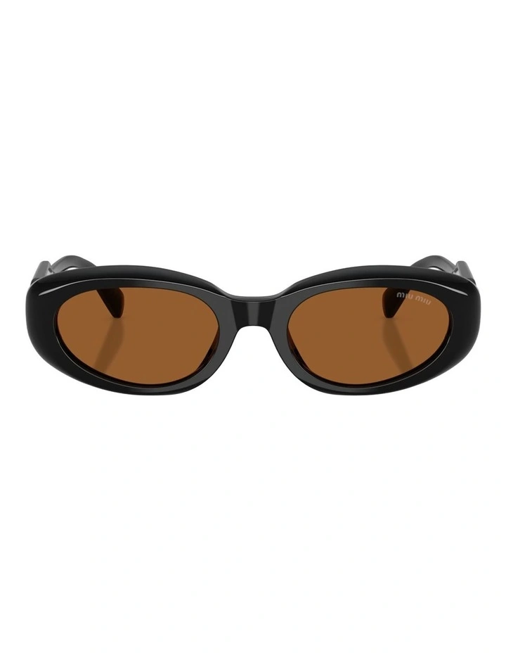 Miu Miu Acetate Sunglasses in Black image 1