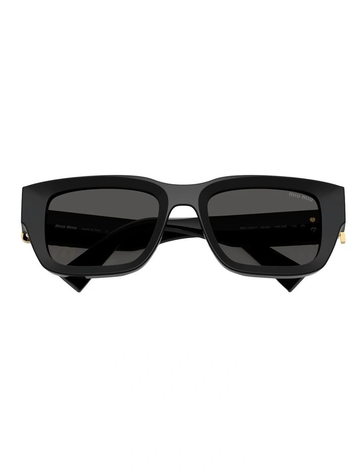 Miu Miu MU C04SF Acetate Sunglasses in Black image 3