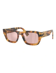 Miu Miu MU C04SF Acetate Sunglasses in Tortoise