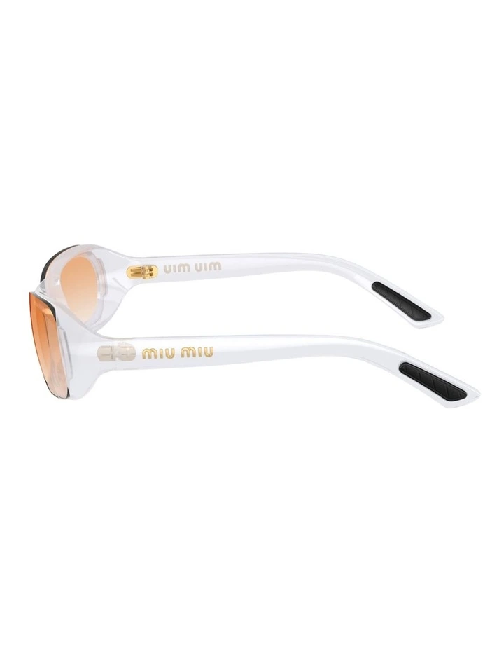 Miu Miu MU C07SU Nylon Sunglasses in Blue image 2
