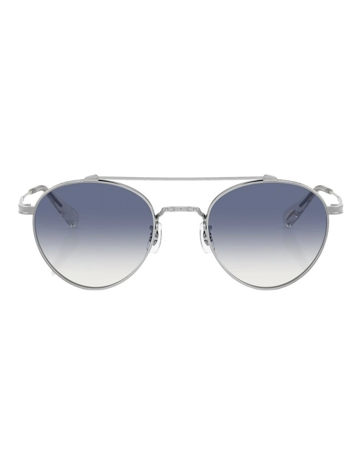 Oliver Peoples Brunner Titanium Sunglasses in Silver image 2