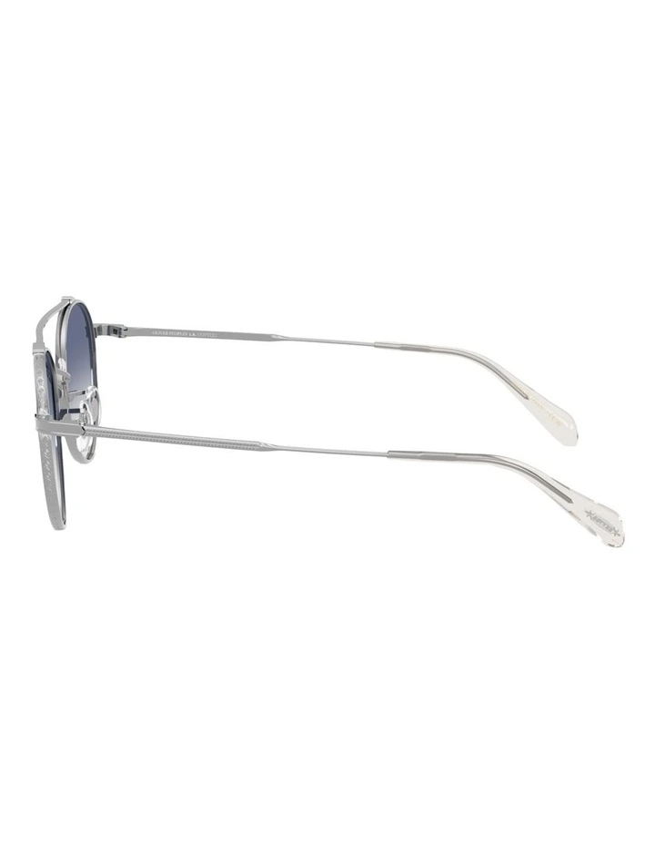 Oliver Peoples Brunner Titanium Sunglasses in Silver image 3