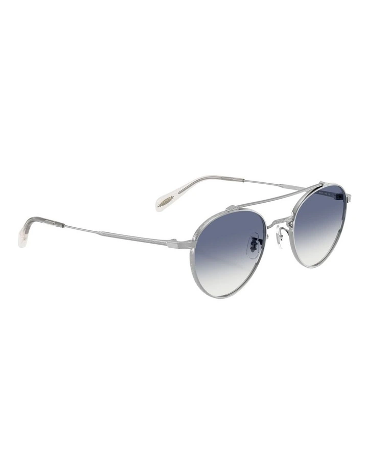 Oliver Peoples Brunner Titanium Sunglasses in Silver image 4