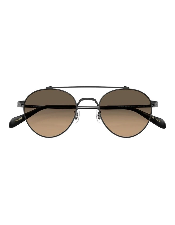Oliver Peoples Brunner Titanium Sunglasses in Black image 3