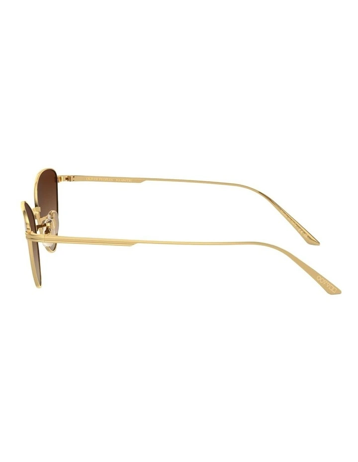 Oliver Peoples 1998C Metal Sunglasses in Gold image 2