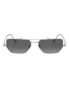 Oliver Peoples Edition 7 Titanium Sunglasses in Silver