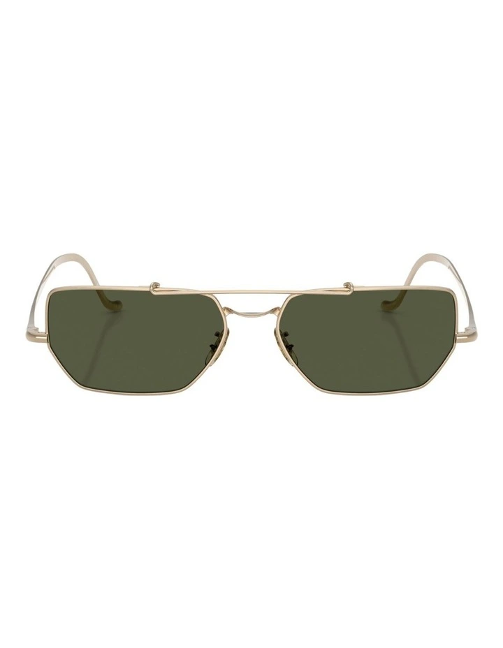 Oliver Peoples Edition 7 Titanium Sunglasses in Gold image 2