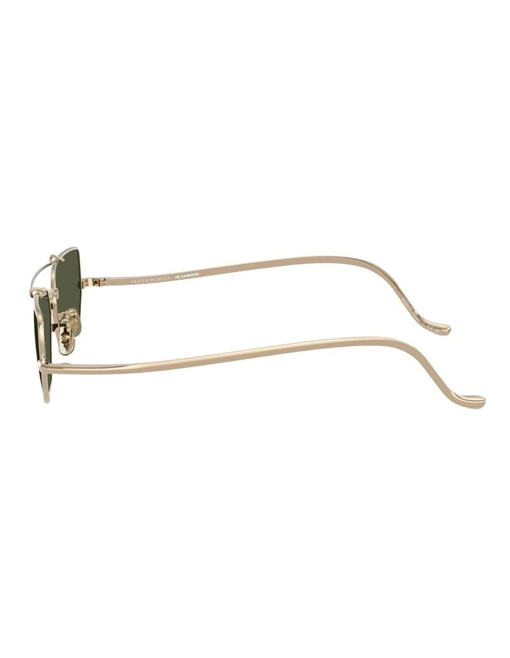 Oliver Peoples Edition 7 Titanium Sunglasses in Gold image 3
