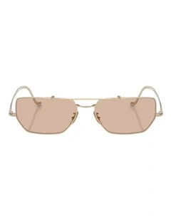 Oliver Peoples Edition 7 Titanium Sunglasses in Gold