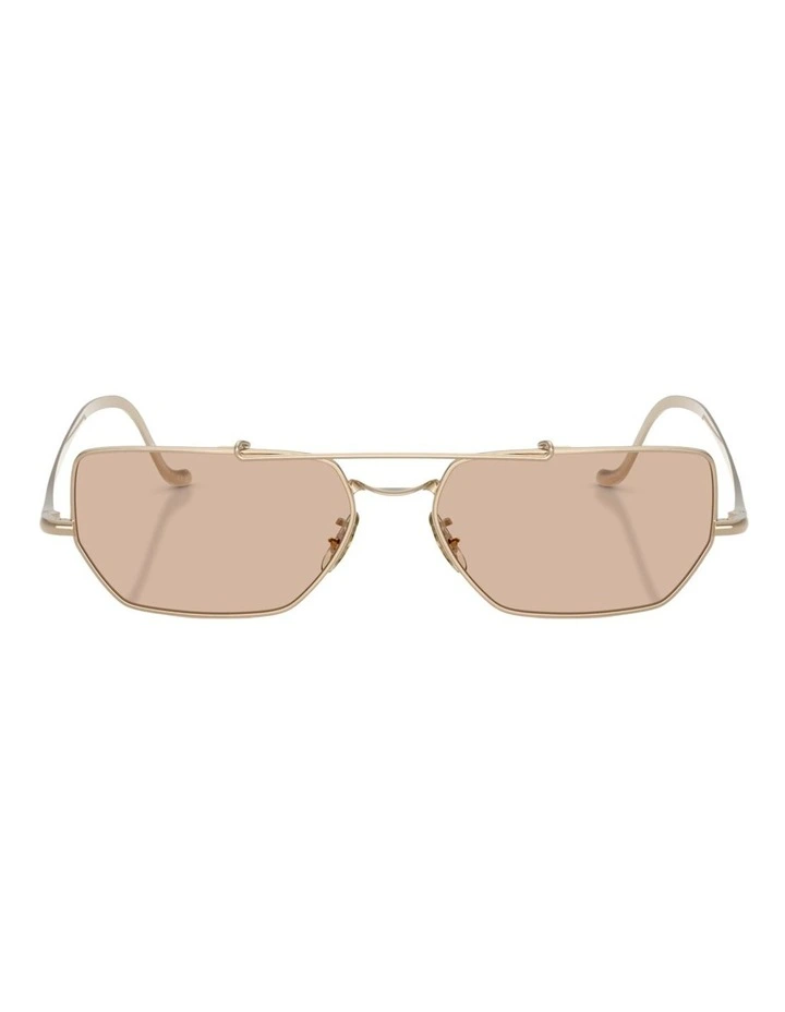 Oliver Peoples Edition 7 Titanium Sunglasses in Gold image 1