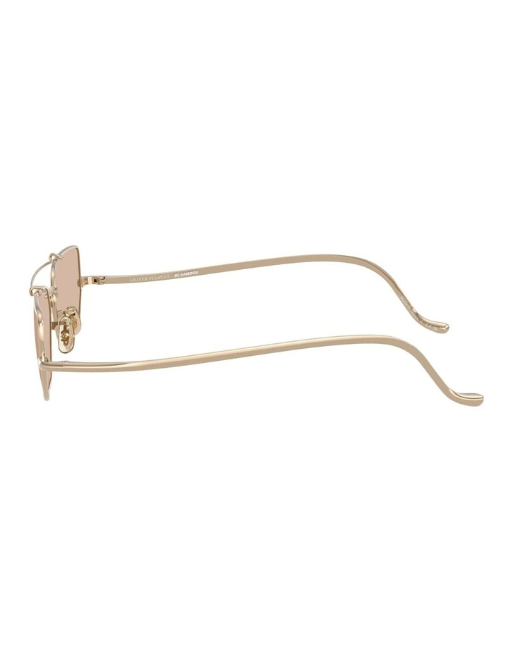 Oliver Peoples Edition 7 Titanium Sunglasses in Gold image 2