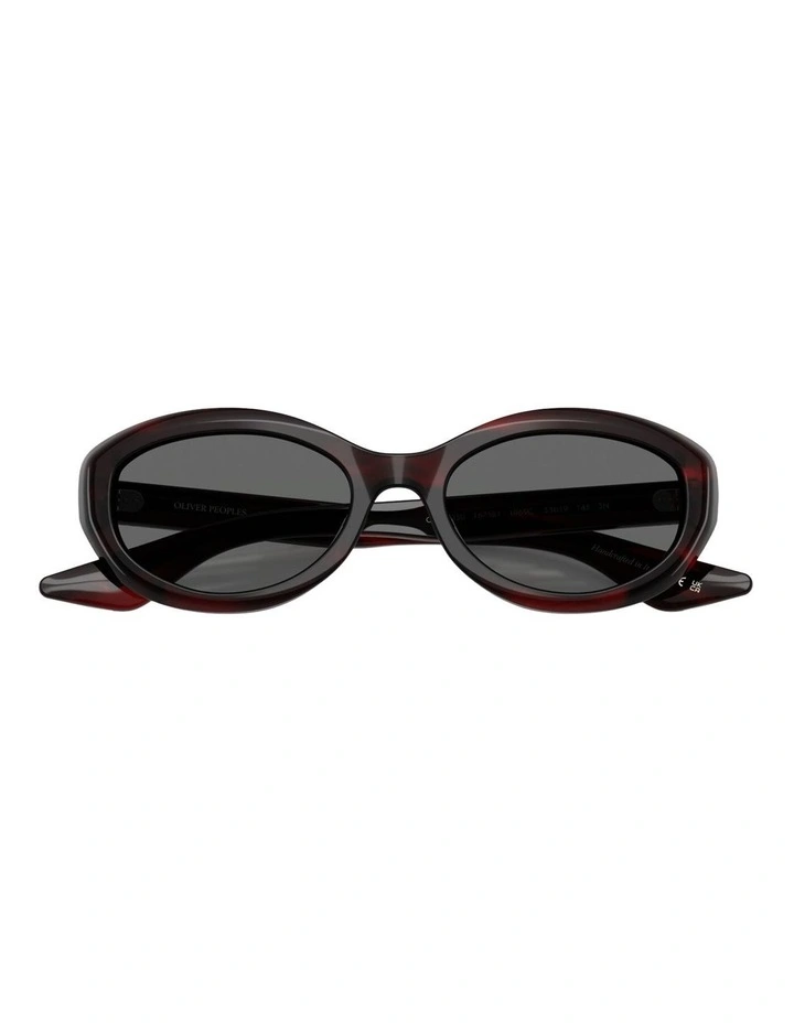 Oliver Peoples 1969C Acetate Sunglasses in Red image 4