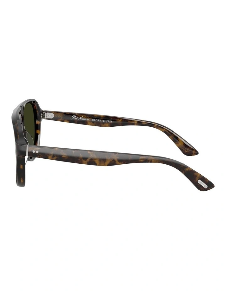 Oliver Peoples Paul Newman Sun Acetate Polarised Sunglasses in Tortoise image 3