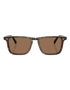 Oliver Peoples Brano Acetate Sunglasses in Tortoise