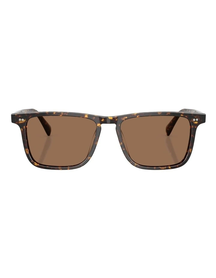 Oliver Peoples Brano Acetate Sunglasses in Tortoise image 1