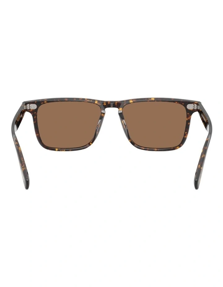 Oliver Peoples Brano Acetate Sunglasses in Tortoise image 2