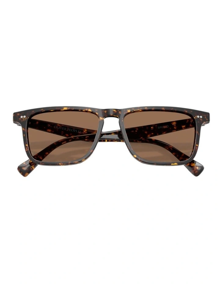 Oliver Peoples Brano Acetate Sunglasses in Tortoise image 3