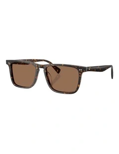 Oliver Peoples Brano Acetate Sunglasses in Tortoise