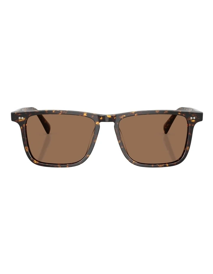 Oliver Peoples Brano Acetate Sunglasses in Tortoise image 2