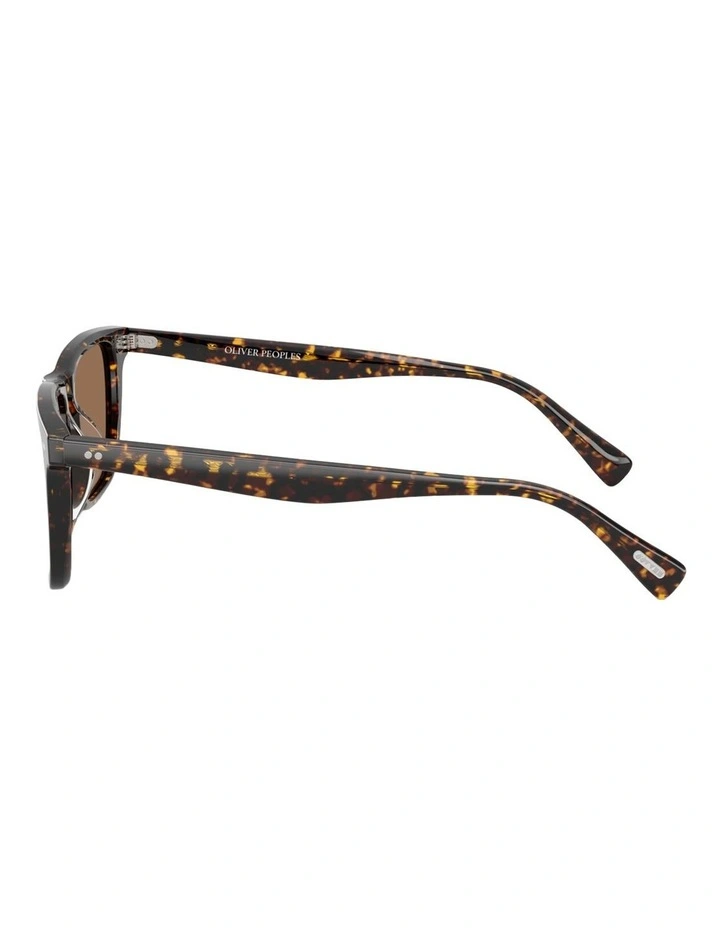 Oliver Peoples Brano Acetate Sunglasses in Tortoise image 3