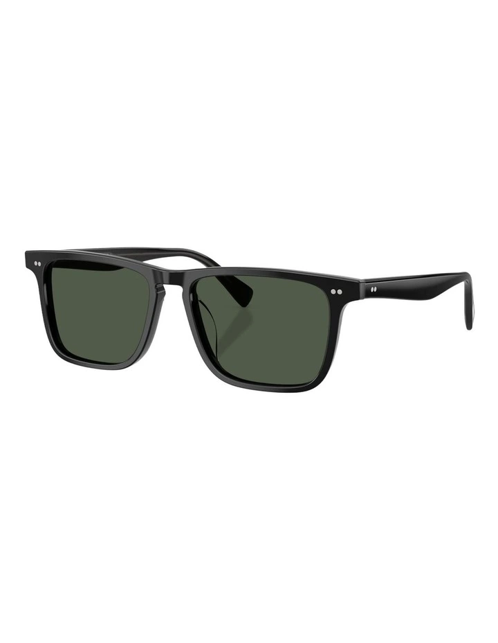 Oliver Peoples Brano Acetate Polarised Sunglasses in Black image 1