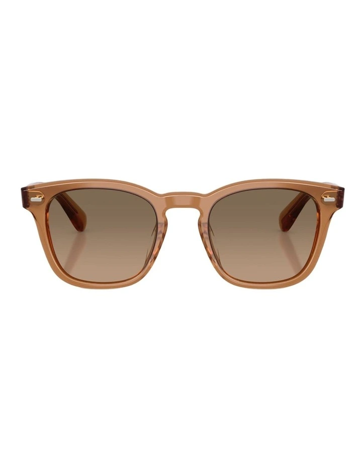 Oliver Peoples Arliss Acetate Polarised Sunglasses in Brown image 1